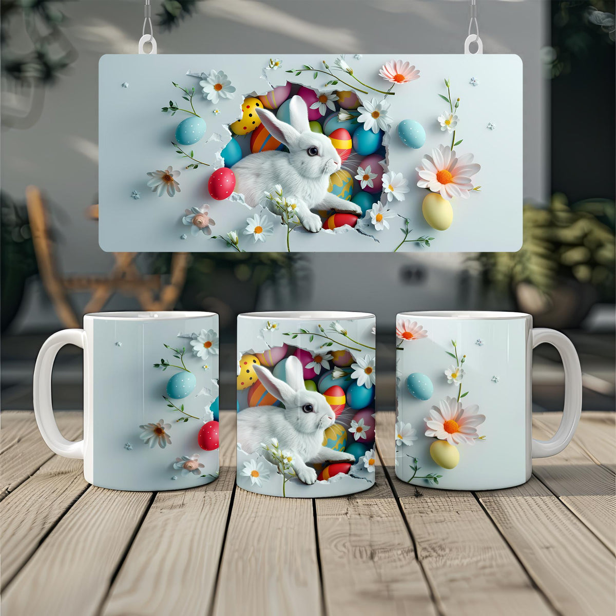 3D Easter Bunny Mug