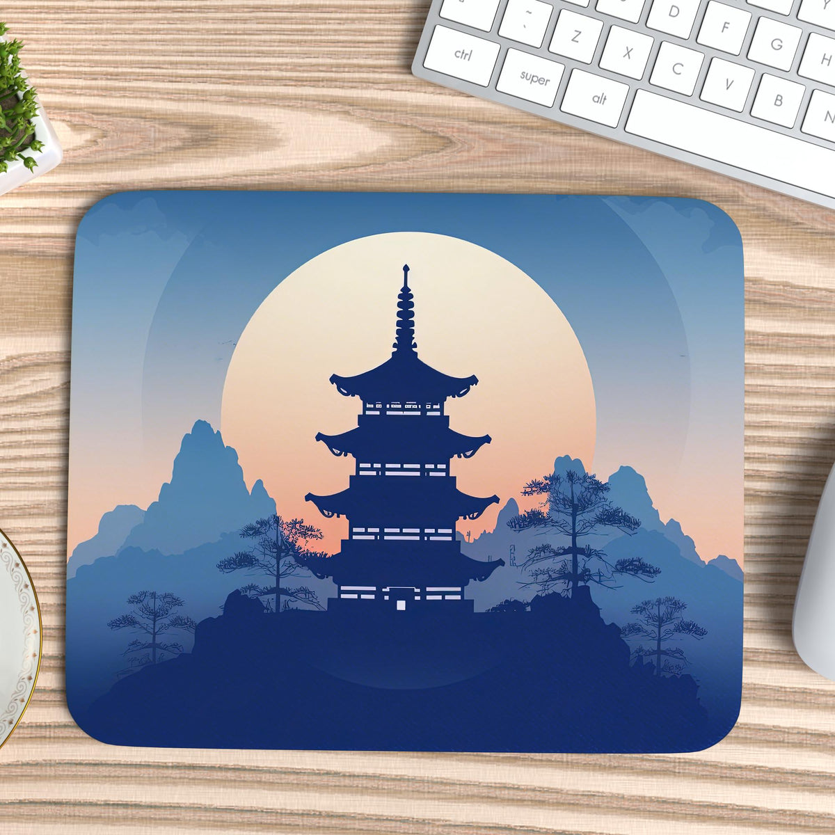 Japanese Pagoda Mousepad