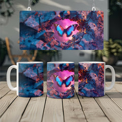 3D Fantasy Butterfly Mug