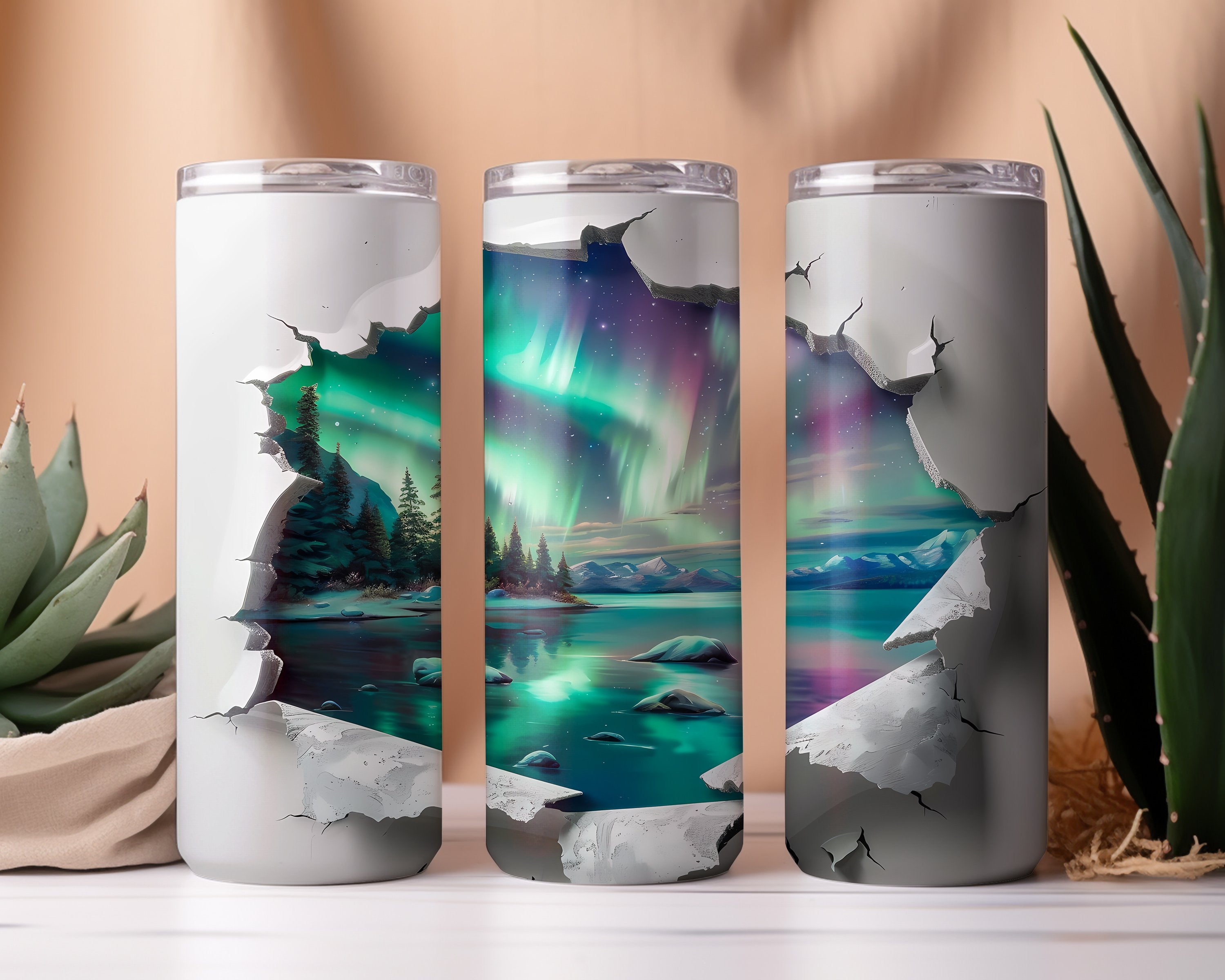 Northern Lights Tumbler