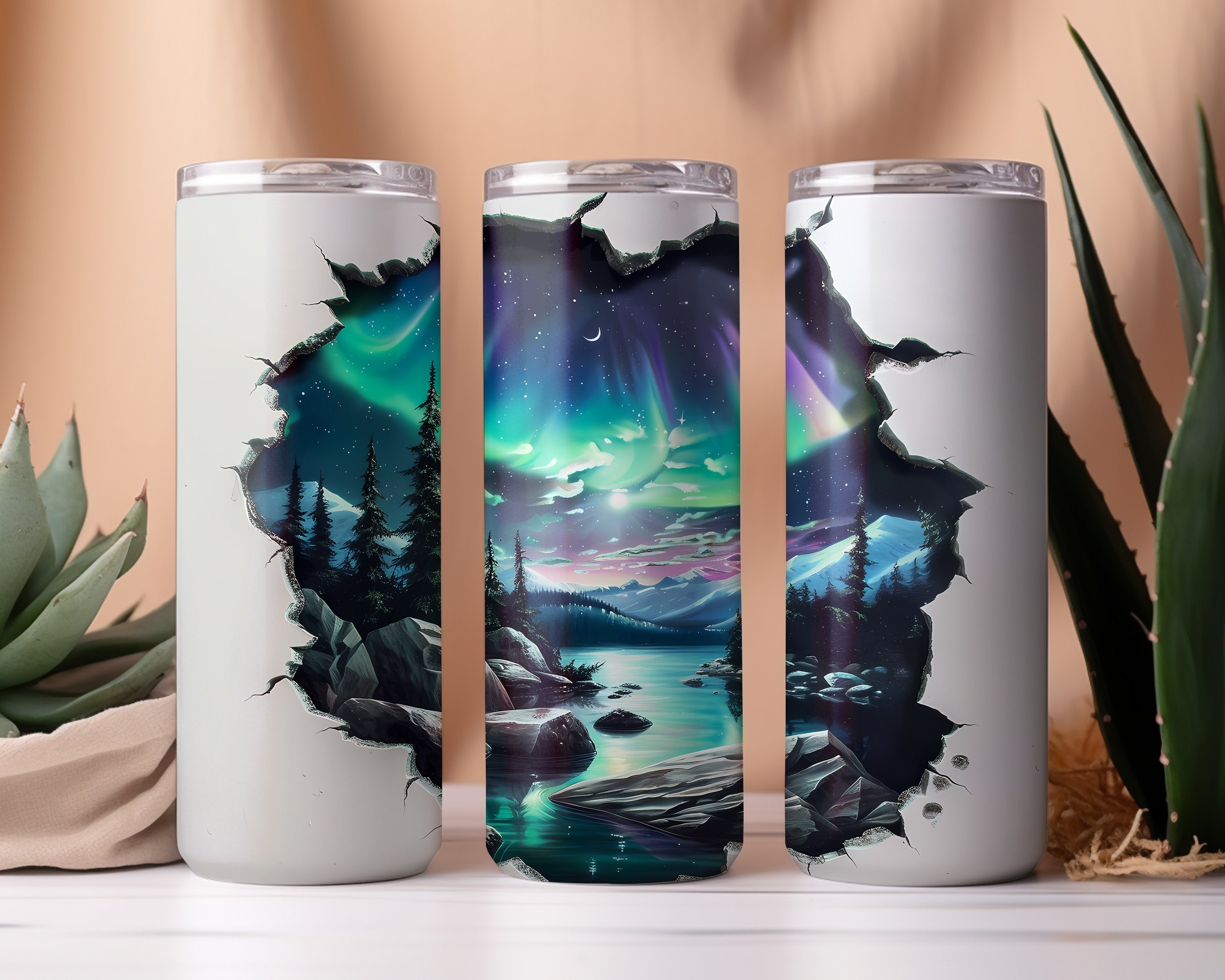 Northern Lights Tumbler