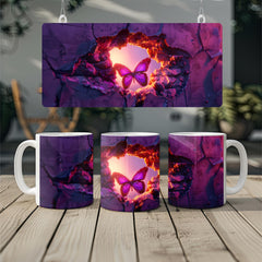 3D Fantasy Butterfly Mug