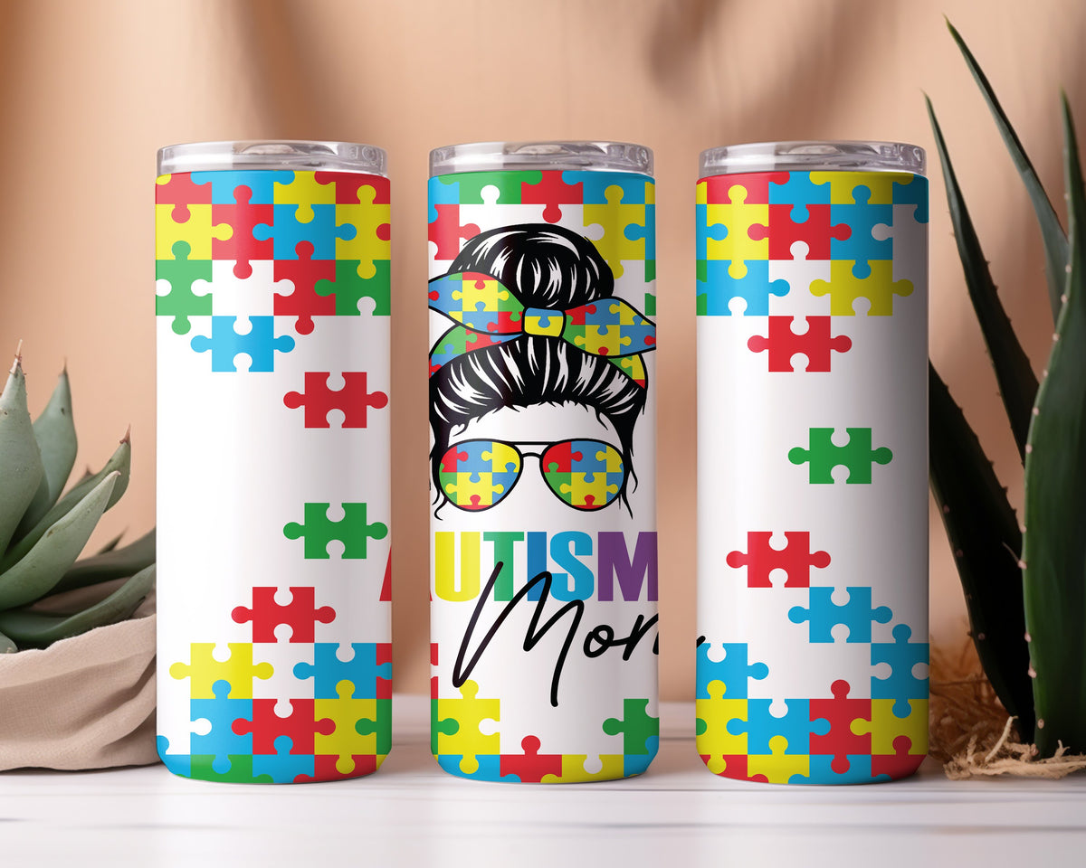 Autism Mom Tumbler