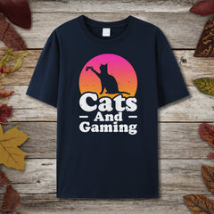 Cats And Gaming T-Shirt