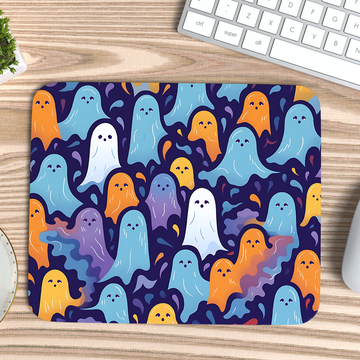 Colorful Ghouls Mousepad