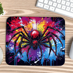 Creepy Spider Color Splash Mousepad