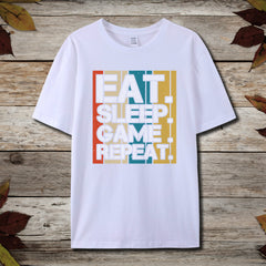 Eat Sleep Game Repeat T-Shirt