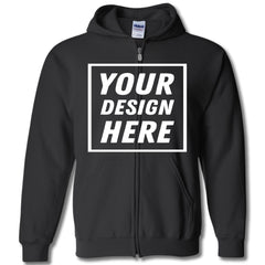 Full-Zip Hoodie - Customize Your Own | Text - Images
