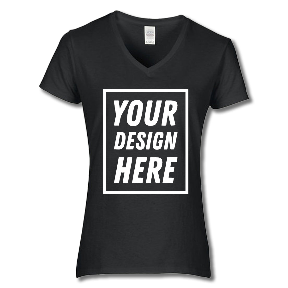 V-Neck Shirt - Customize Your Own | Text - Images