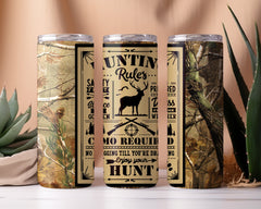 Hunting Rules Tumbler