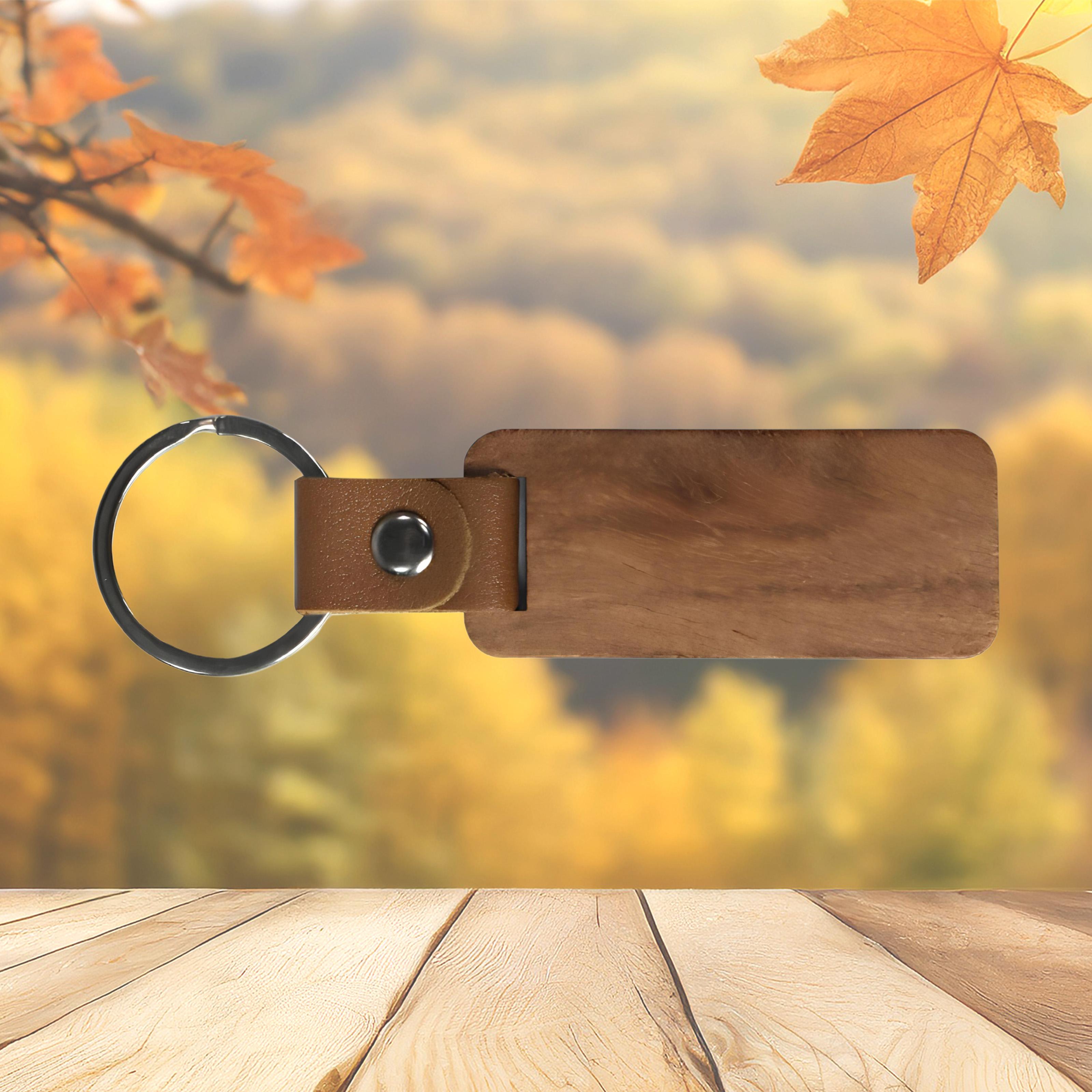 Customize Your Own Wooden Keychain