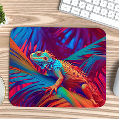 Neon Iguana Mousepad