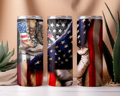 USA Flag Reveal Tumbler