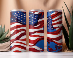 USA Fluid Flag Tumbler